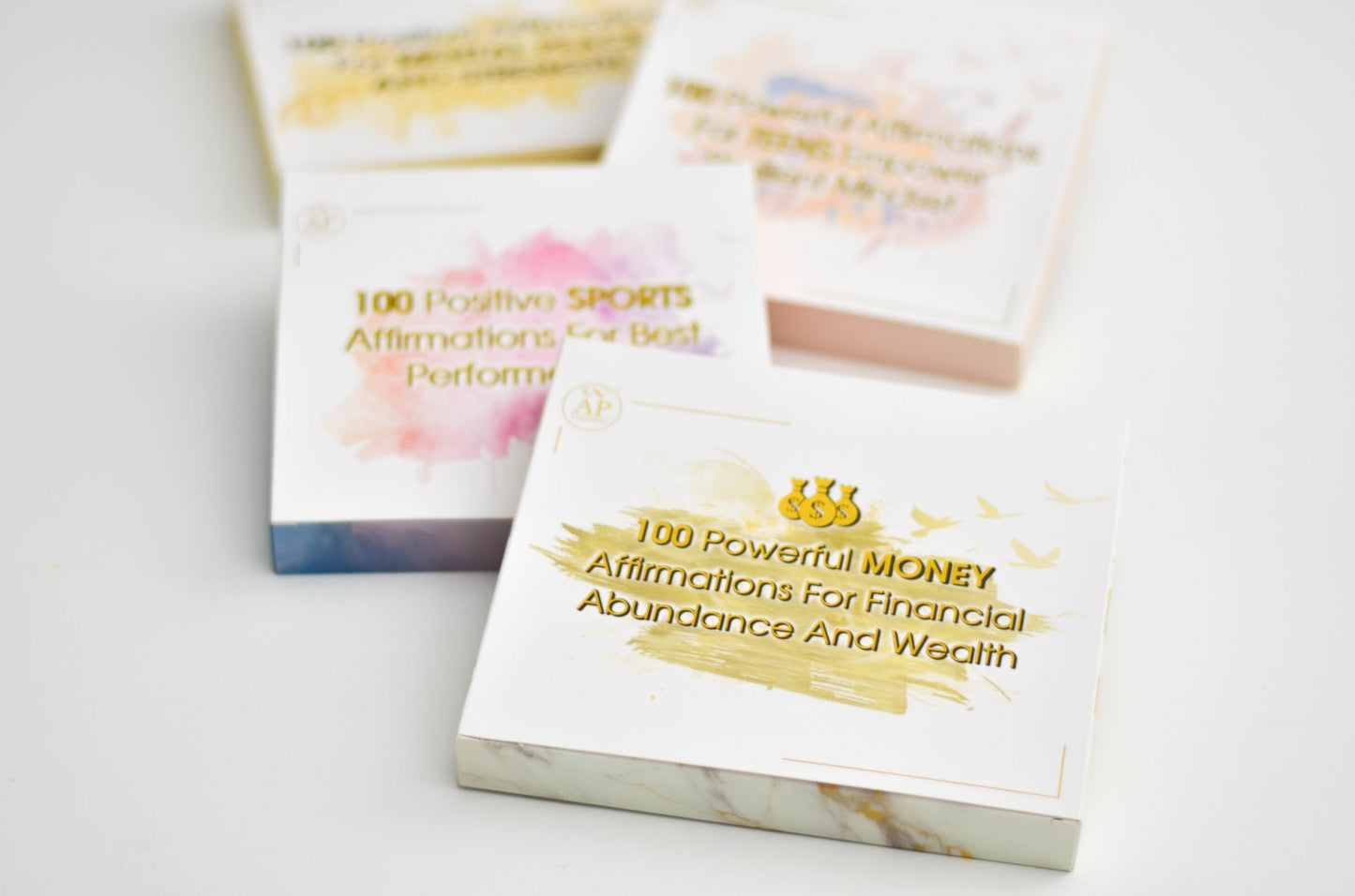 AP Inspiration - Desk Calendar with 100 Powerful Money Affirmations For Financial Abundance And Wealth