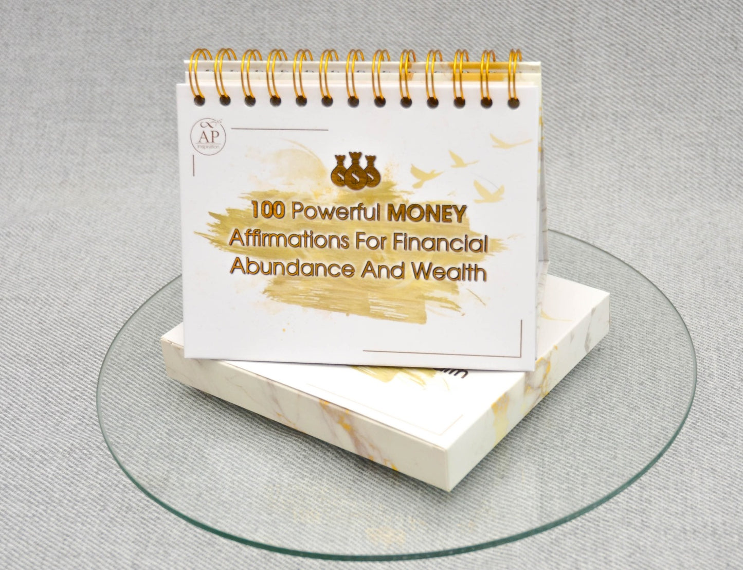 AP Inspiration - Desk Calendar with 100 Powerful Money Affirmations For Financial Abundance And Wealth