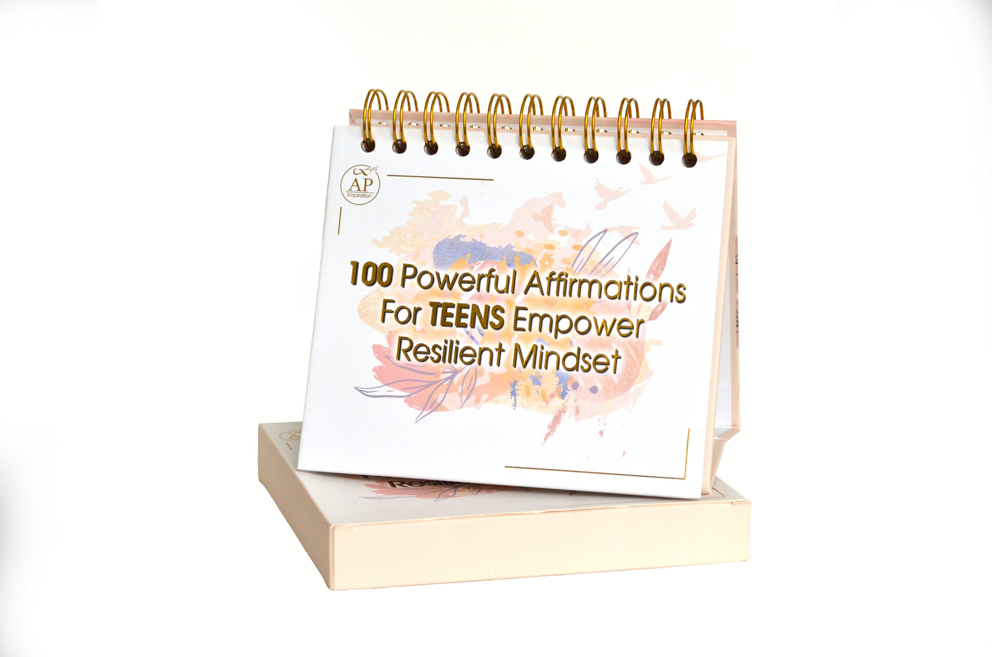 AP Inspiration - Desk Calendar with 100 Powerful Affirmations For Teenagers - Empower Resilient Mindset