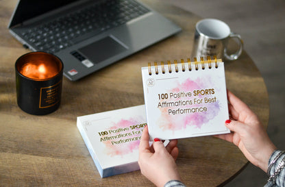 AP Inspiration Luxury Sports Affirmation Desk Calendar with Gift Box – 100 Daily Motivational Affirmations for Athletes, Coaches & Teams | Peak Performance, Mental Toughness & Winning Mindset